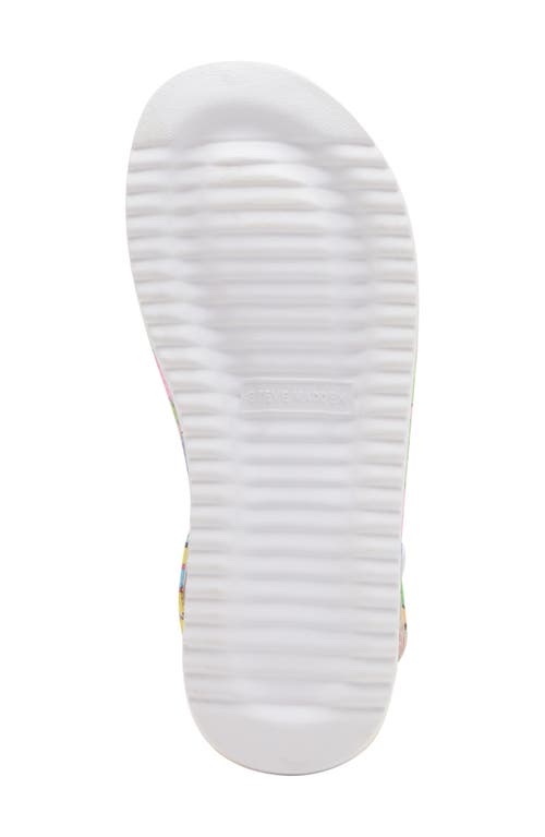 Steve Madden Kids' Bunnie Platform Sandal In Multi