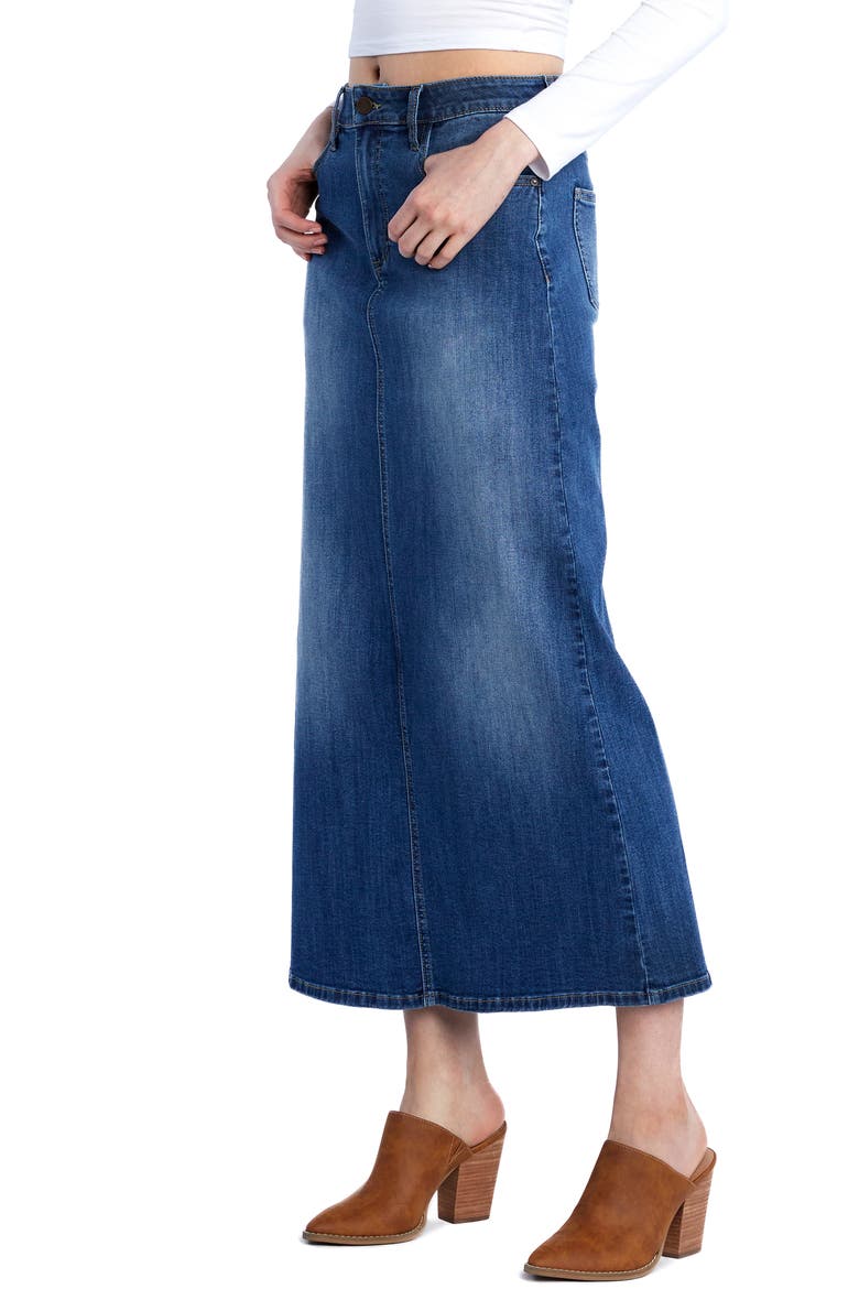 Perfect Denim Pencil Skirt, Alternate, color, PERFECT BLUE