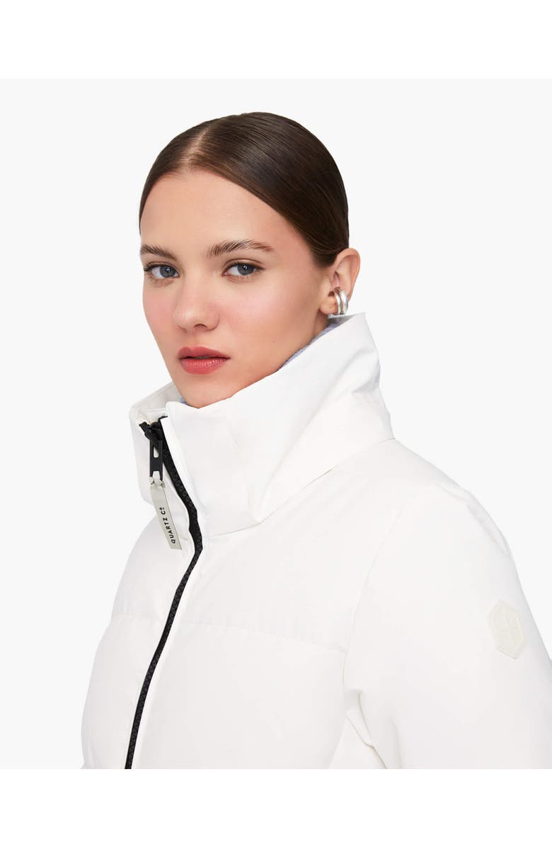 Quartz Co. SOFIA | Hooded Down Winter Jacket, Alternate, color, Ivory