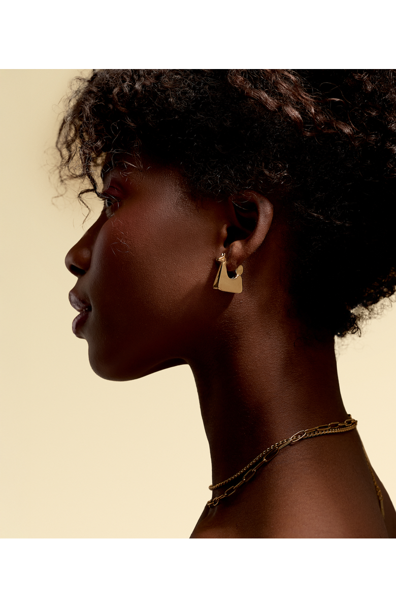 Hey Harper Llama Earrings, Alternate, color, Gold