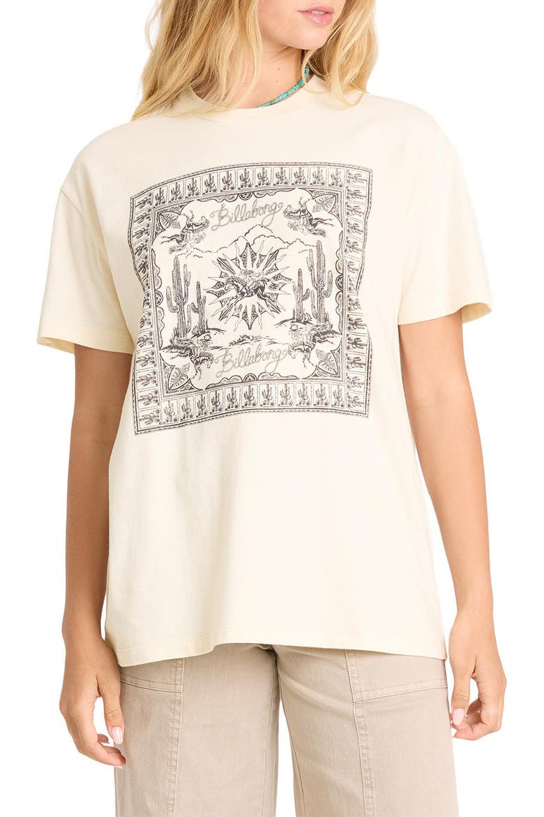 Heading West Graphic Tee, Main, color, WHITE CAP