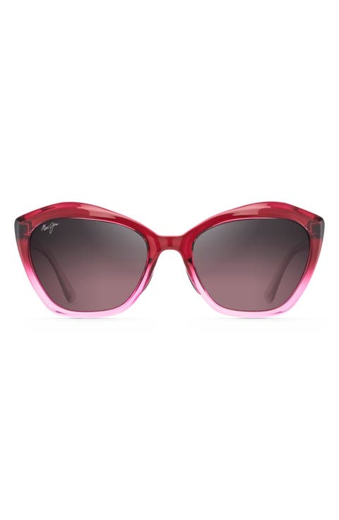 Lotus 56mm PolarizedPlus2® Cat Eye Sunglasses