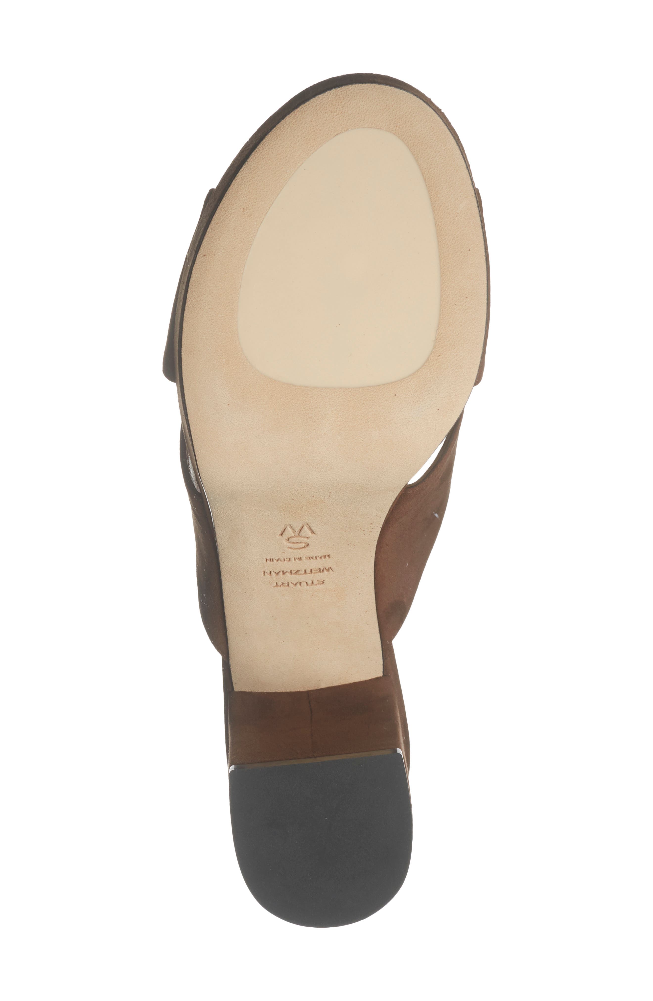 Stuart Weitzman <p>Dayna Platform Sandal (Women)</p>, Alternate, color, Cigar
