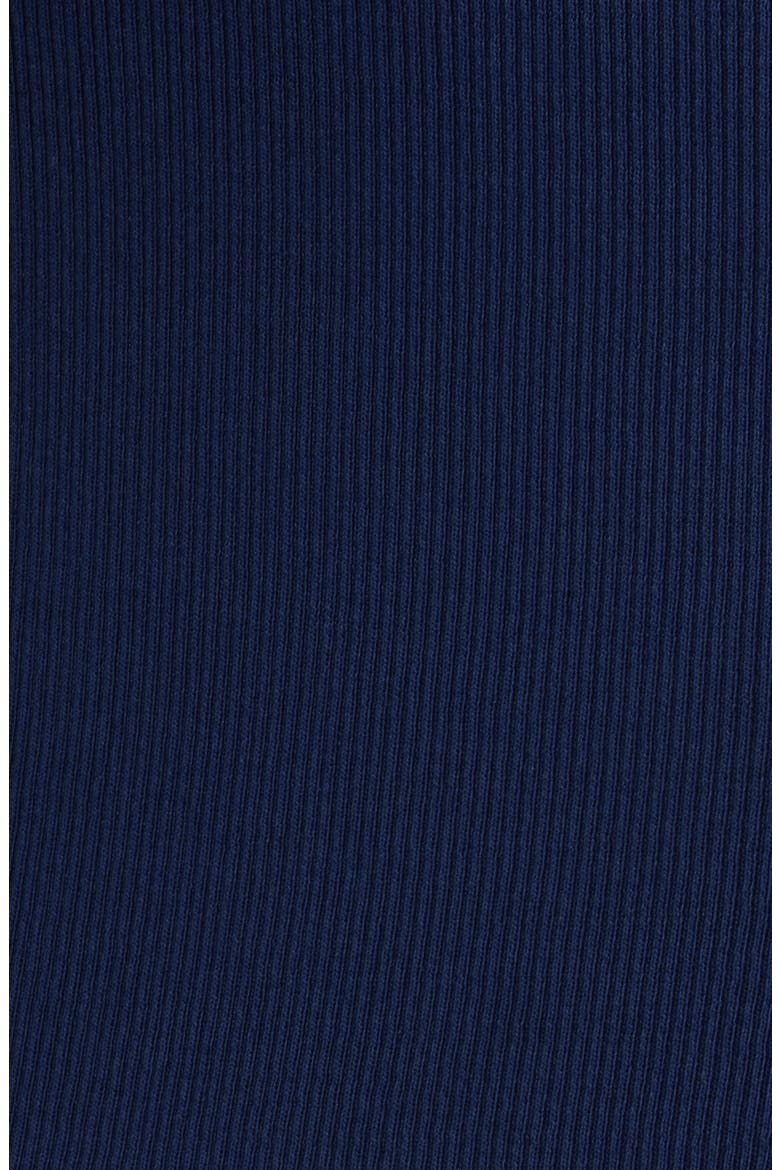 Kimberly Placed Stripe Body-Con Sweater Dress, Alternate, color, NAVY
