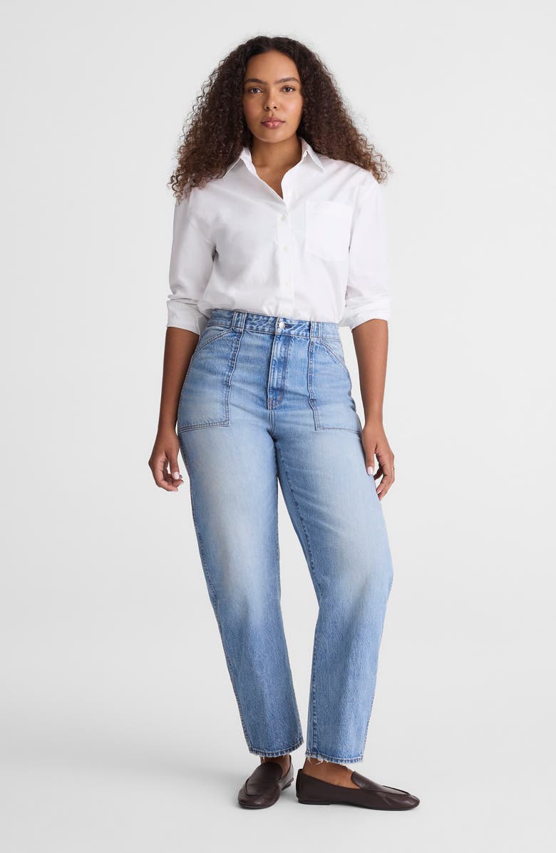 Madewell The Curvy Balloon Utility Jean, Alternate, color, Raebrook Wash