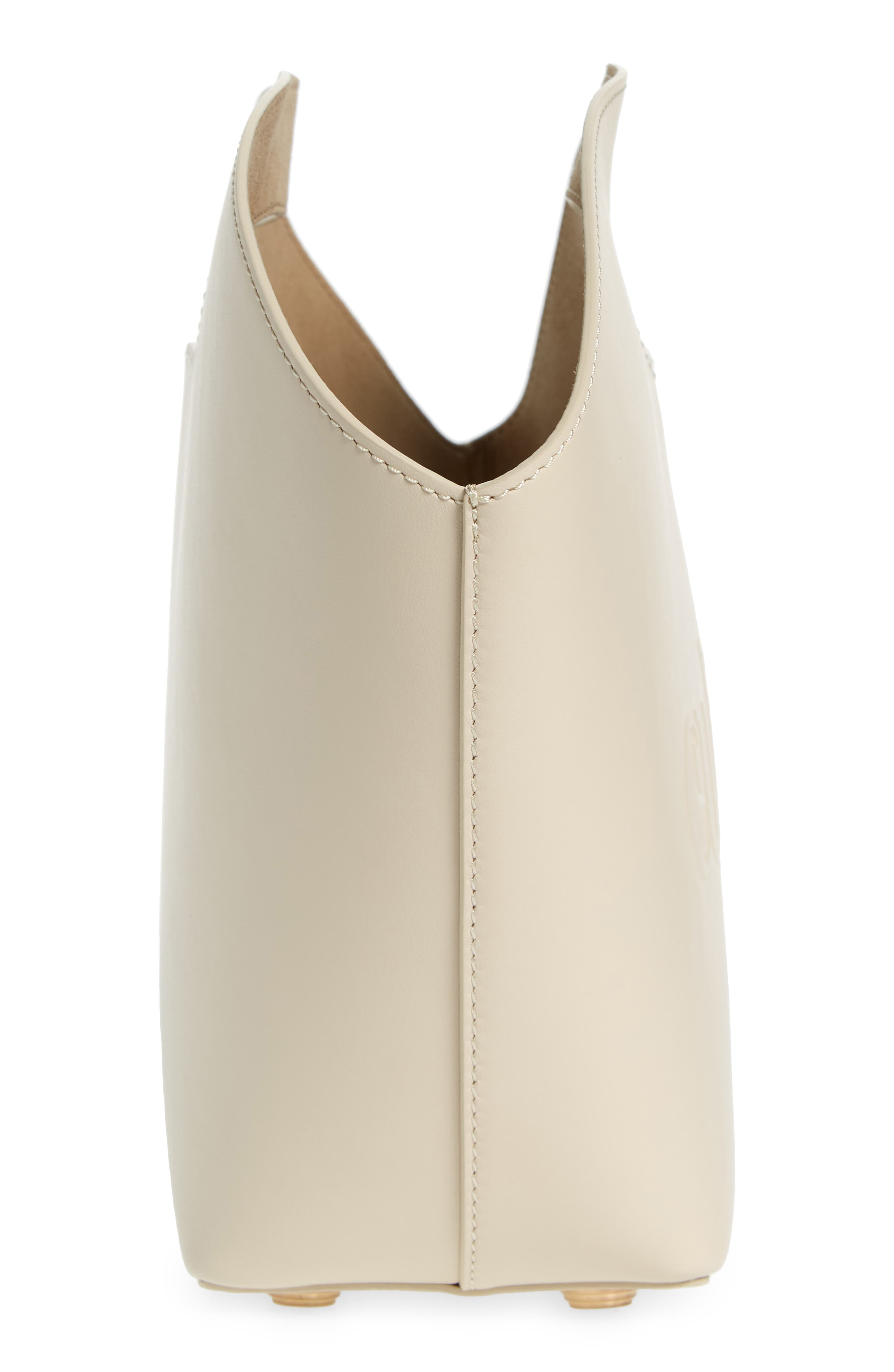 Cult Gaia The Melrose Leather Top Handle Bag, Alternate, color, 