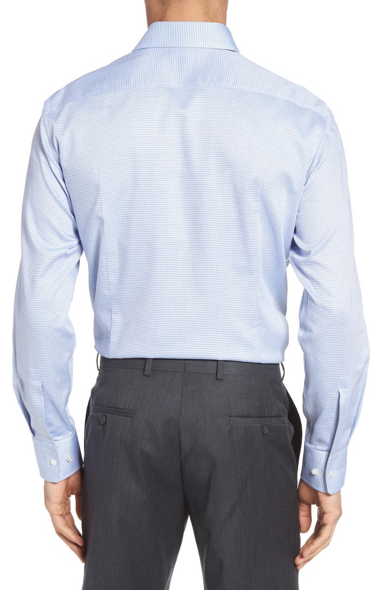 BOSS Mark Sharp Fit Geometric Dress Shirt, Alternate, color, 