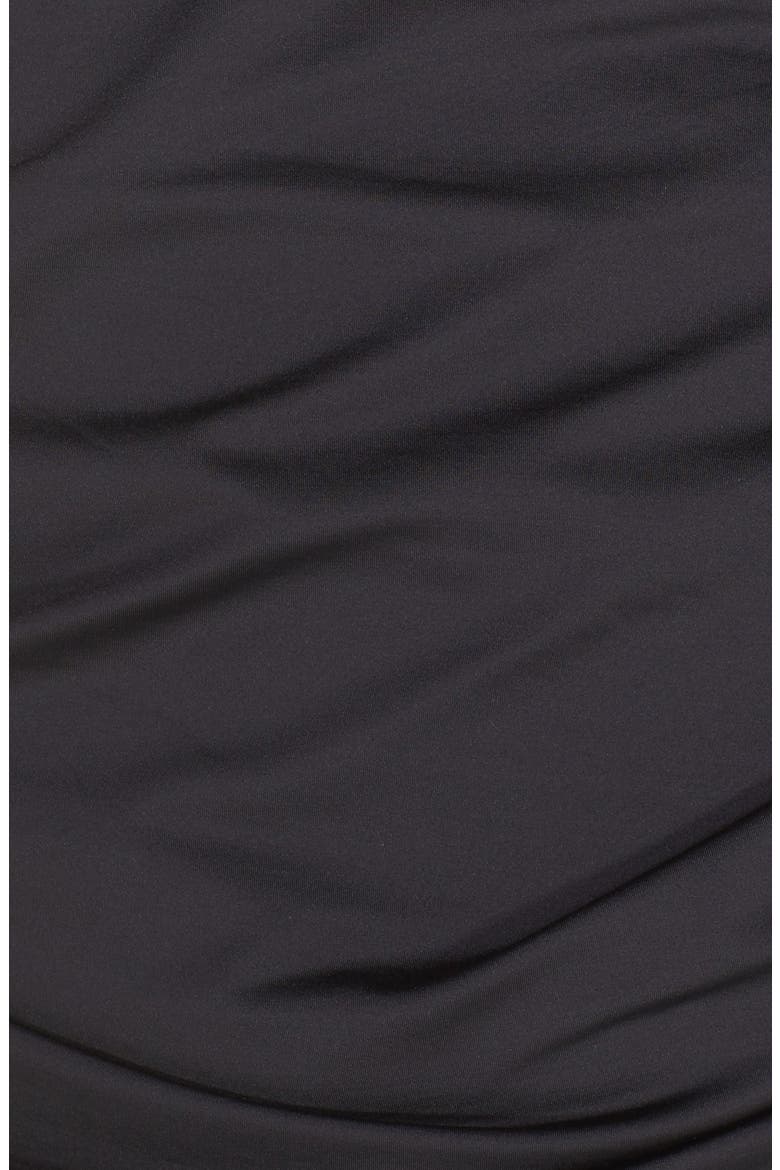 'Versailles' Underwire Tankini Top, Alternate, color, BLACK