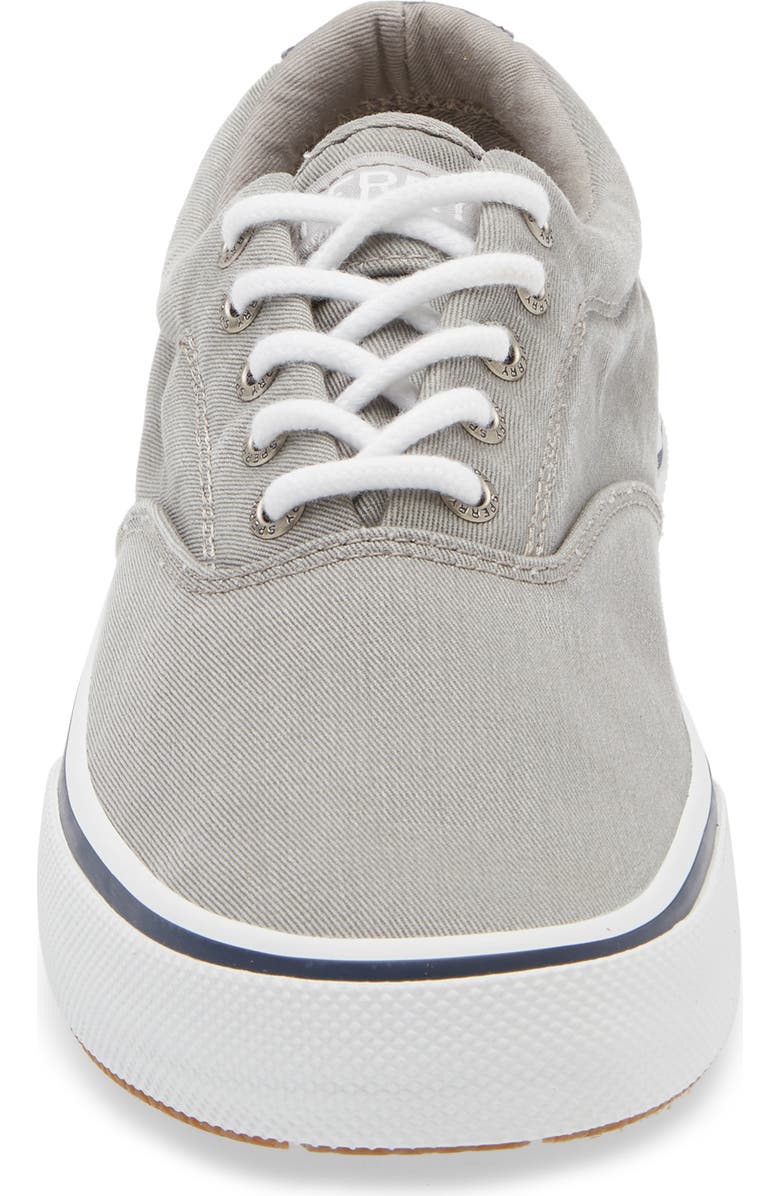 Sperry Halyard Saltwashed Low Top Sneaker - Wide Width Available, Alternate, color, Grey