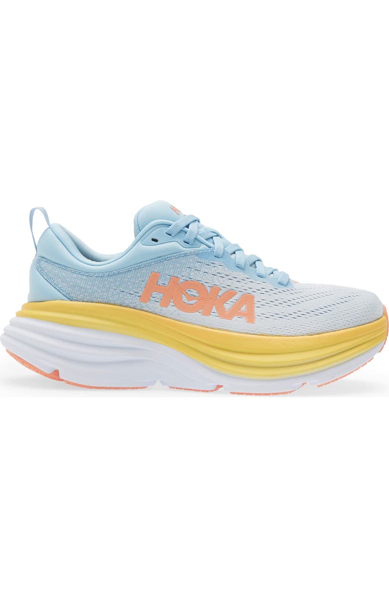 HOKA Bondi 8 Running Shoe, Alternate, color, Summer Song / Country Air