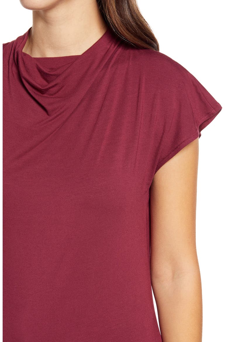 Drape Top, Alternate, color, RED CORDOVAN