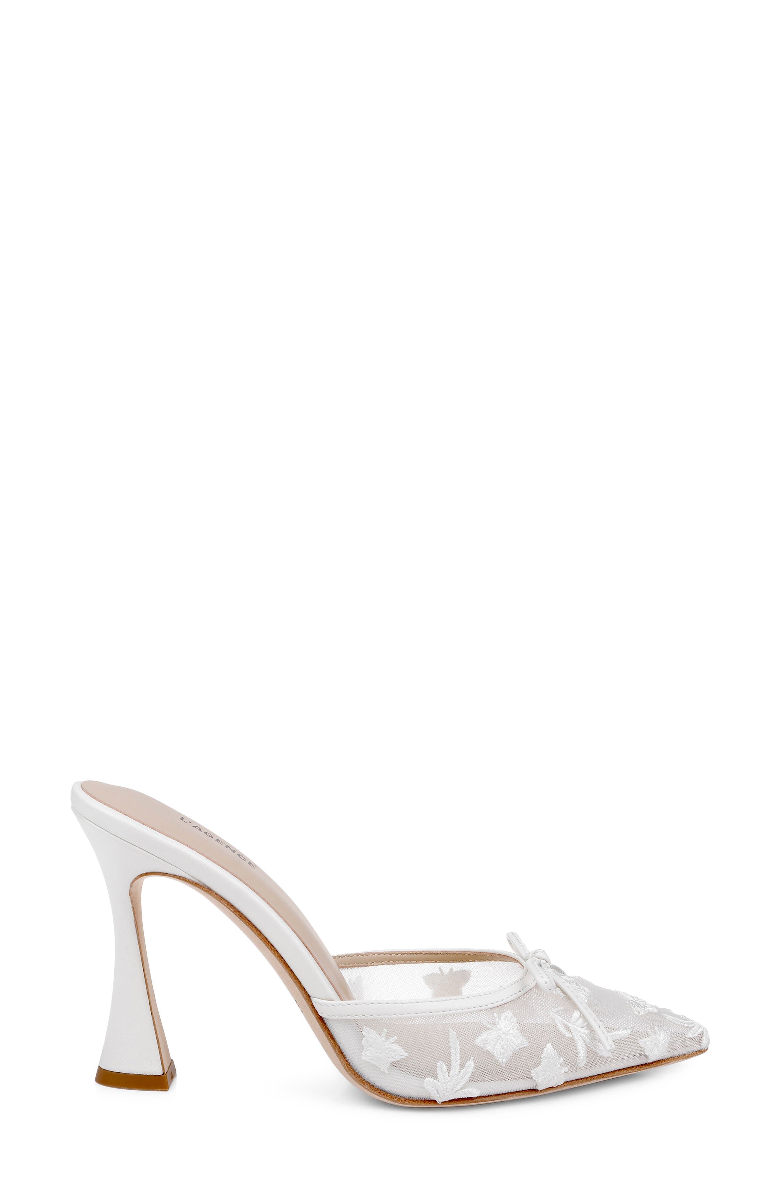 Prasad Pointed Toe Mule, Alternate, color, ECRU