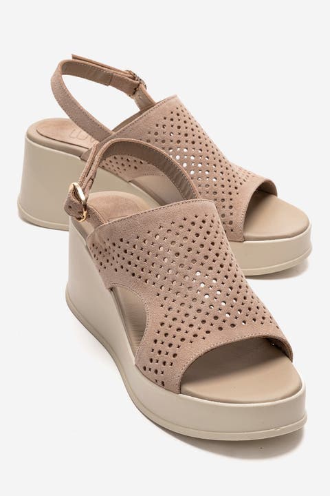 Jadira Leather Wedge Sandal