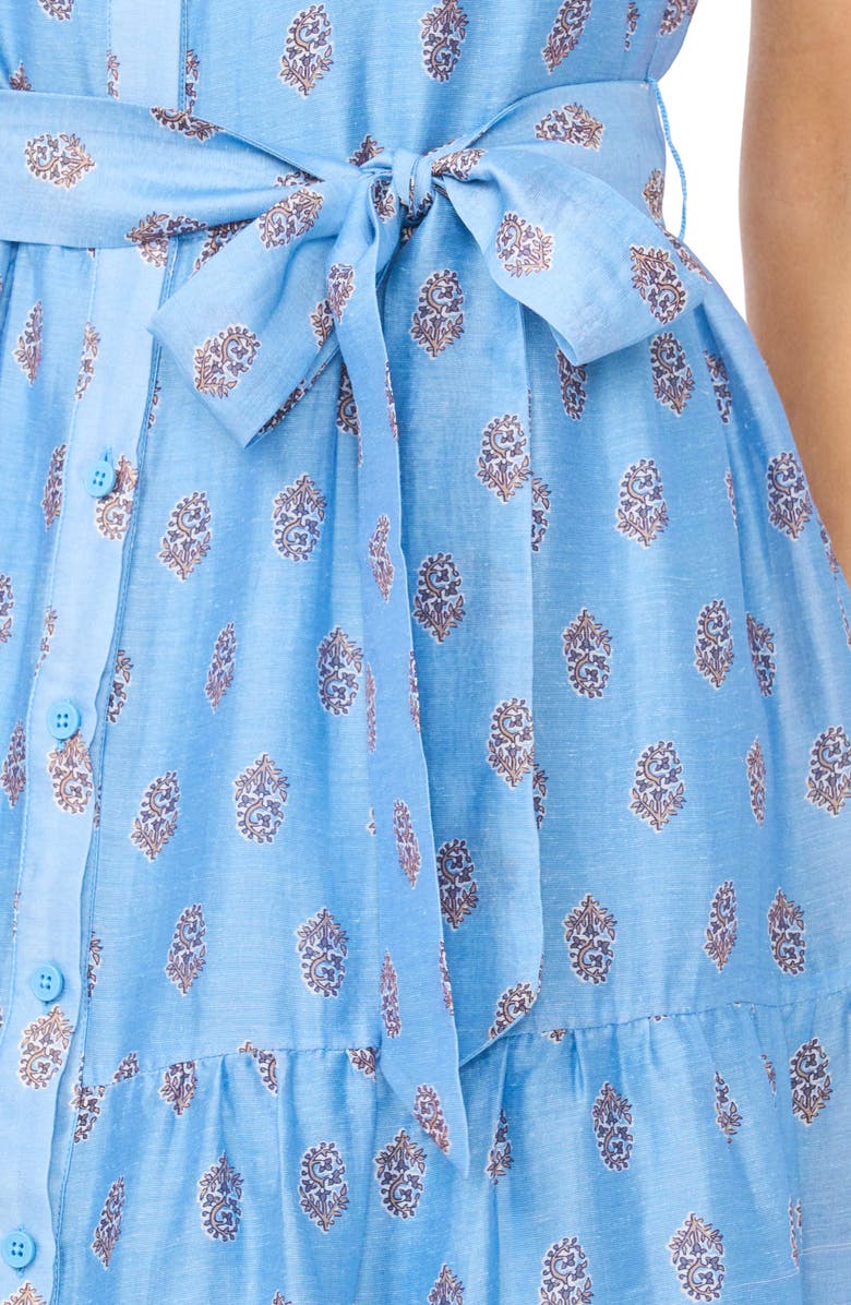 Halogen<sup>®</sup> Scarf Print Sleeveless Shirtdress, Alternate, color, 
