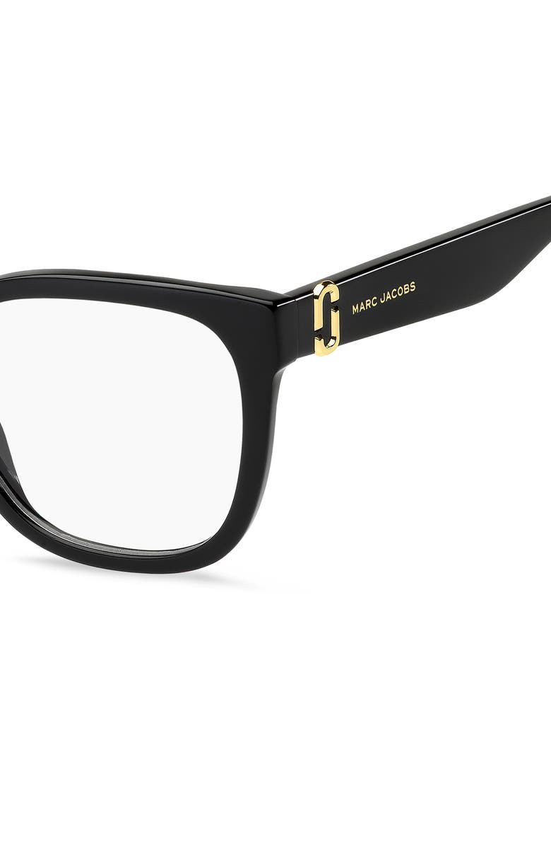 Marc Jacobs 53mm Square Optical Glasses, Alternate, color, 