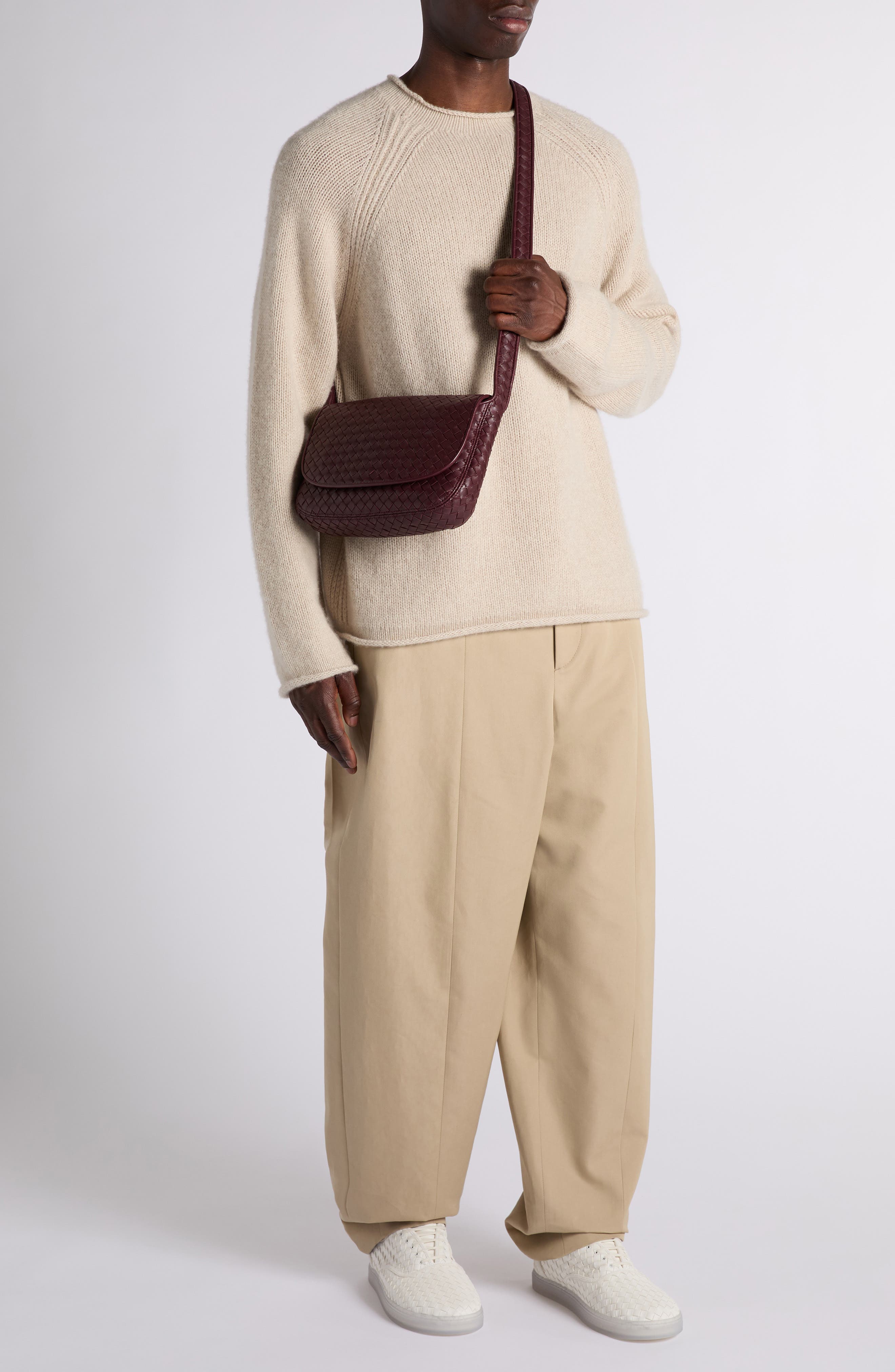 Roll Edge Cashmere Sweater - image 2