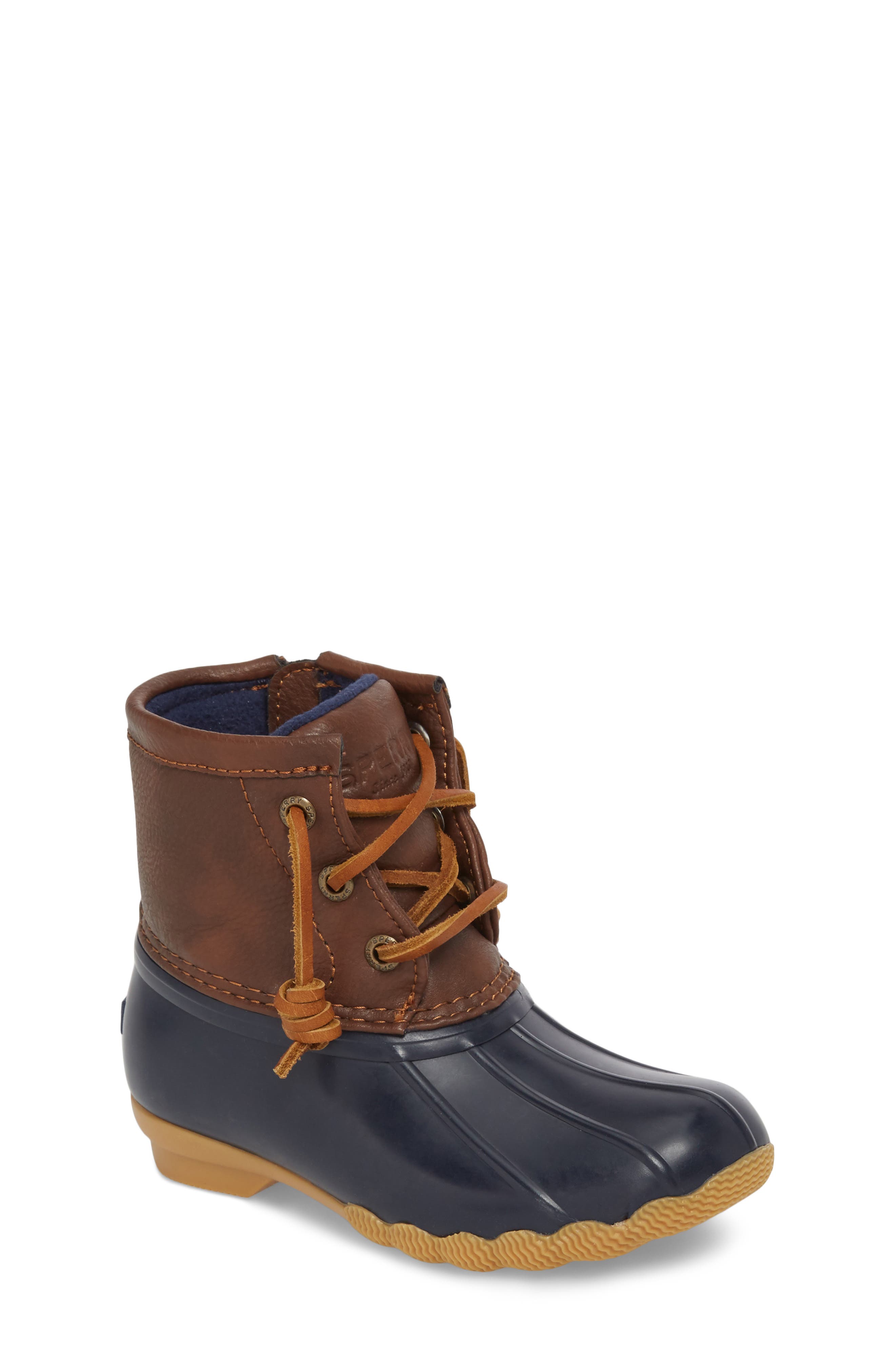 Kids' Saltwater Duck Boot, Alternate, color, NAVY