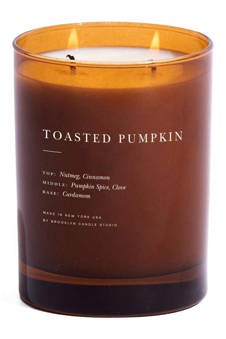 Toasted Pumpkin Fall Candle, Main, color, BROWN