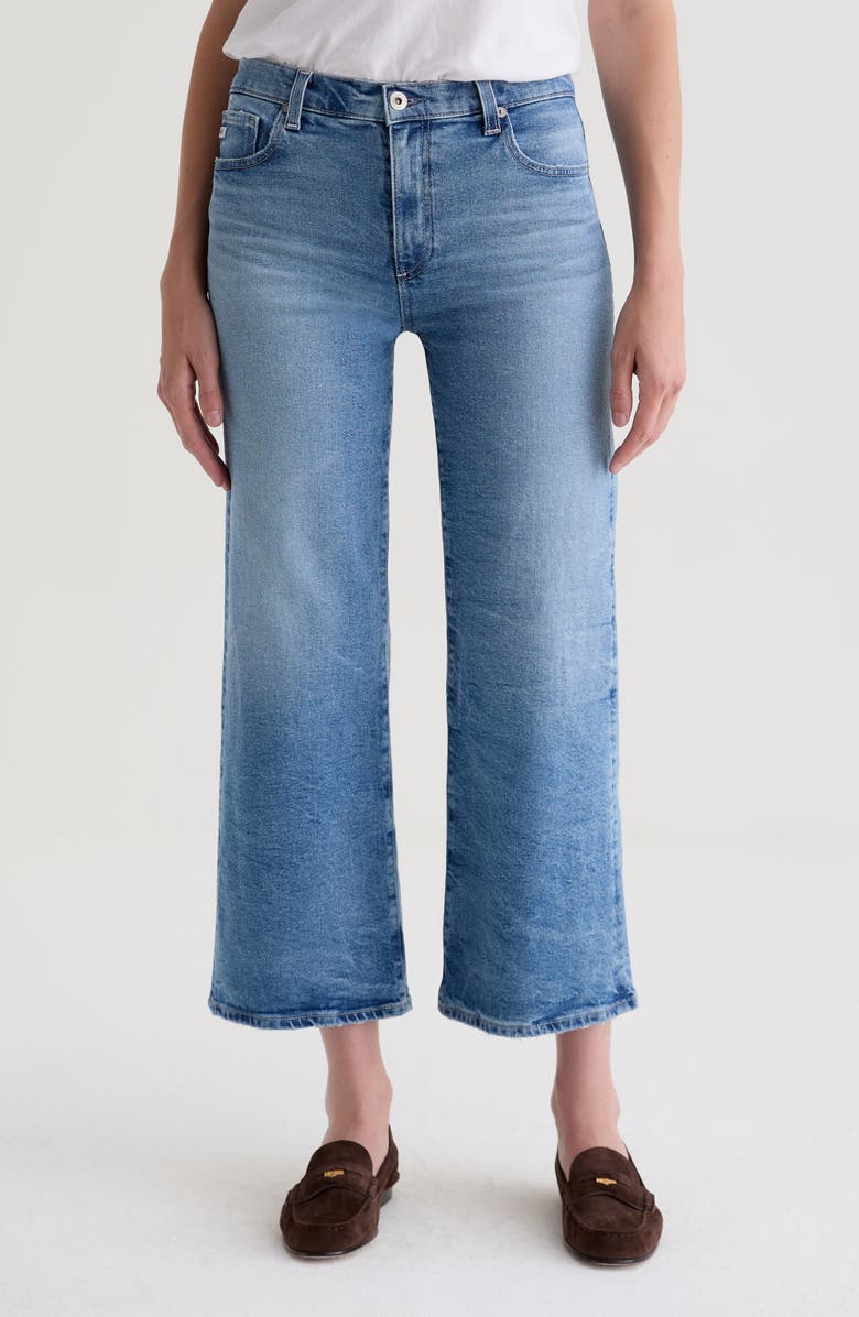 AG Saige Mid Rise Ankle Wide Leg Jeans, Main, color, Masterpiece