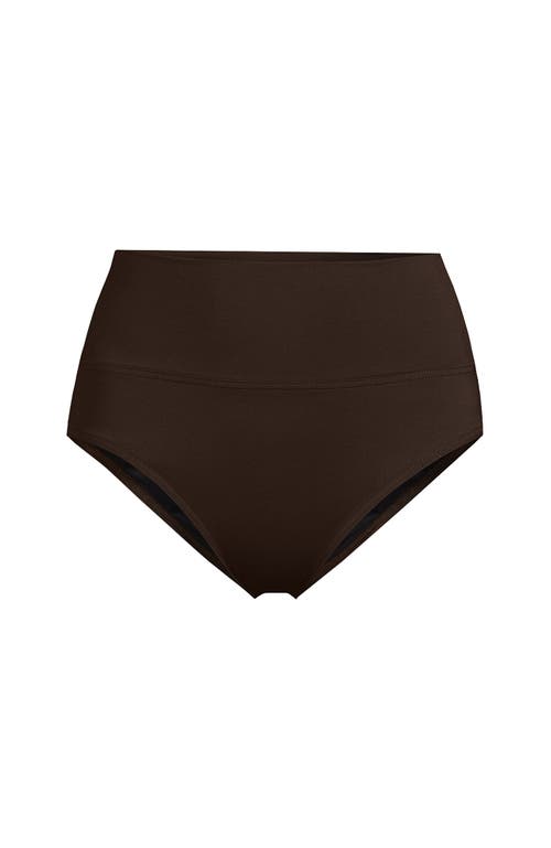 Lands' End Chlorine Resistant Pinchless High Waisted Bikini Bottoms