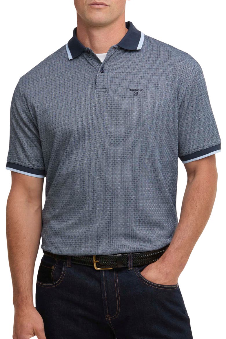 Texture Polo, Main, color, NAVY