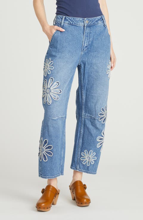 Barbie Barrel Leg Jeans (Daisy)