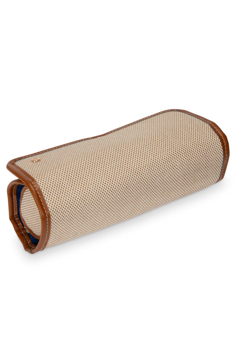 Stephanie Johnson Tropea Ivory Ashley Jewelry Roll, Alternate, color, Beige