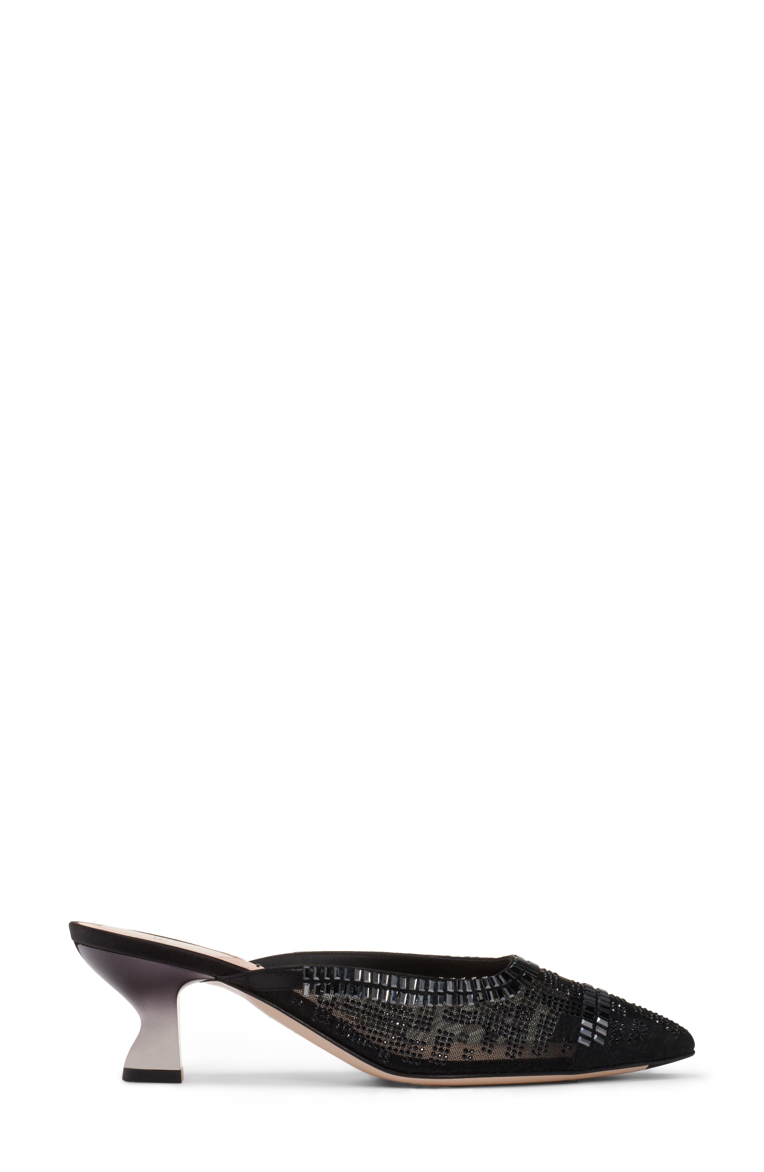 Fendi Colibri Embellished Mule, Alternate, color, 
