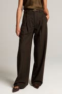 Vince High Waist Wide Leg Trousers