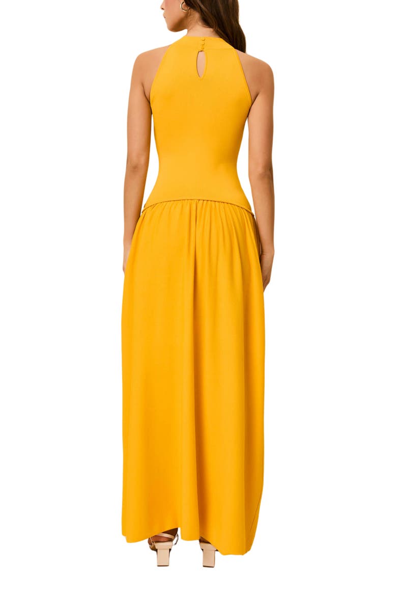 The Isola Sleeveless Maxi Dress, Alternate, color, PINEAPPLE