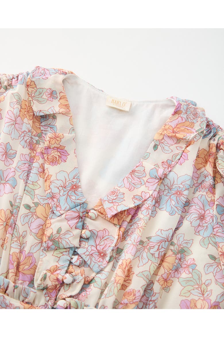 Posie Sleeve Mini Dress, Alternate, color, Floral