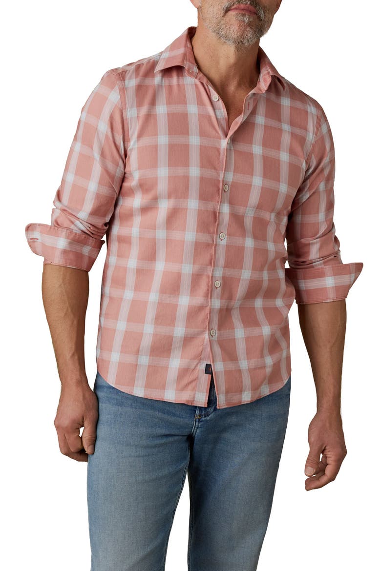 Movement Monterrey Plaid Button-Up Shirt, Main, color, DESERT DUST PLAID