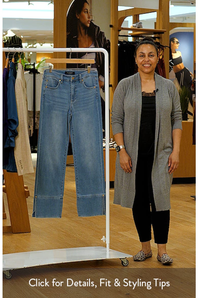 Kennedy Straight Leg Slit Cuff Jeans video