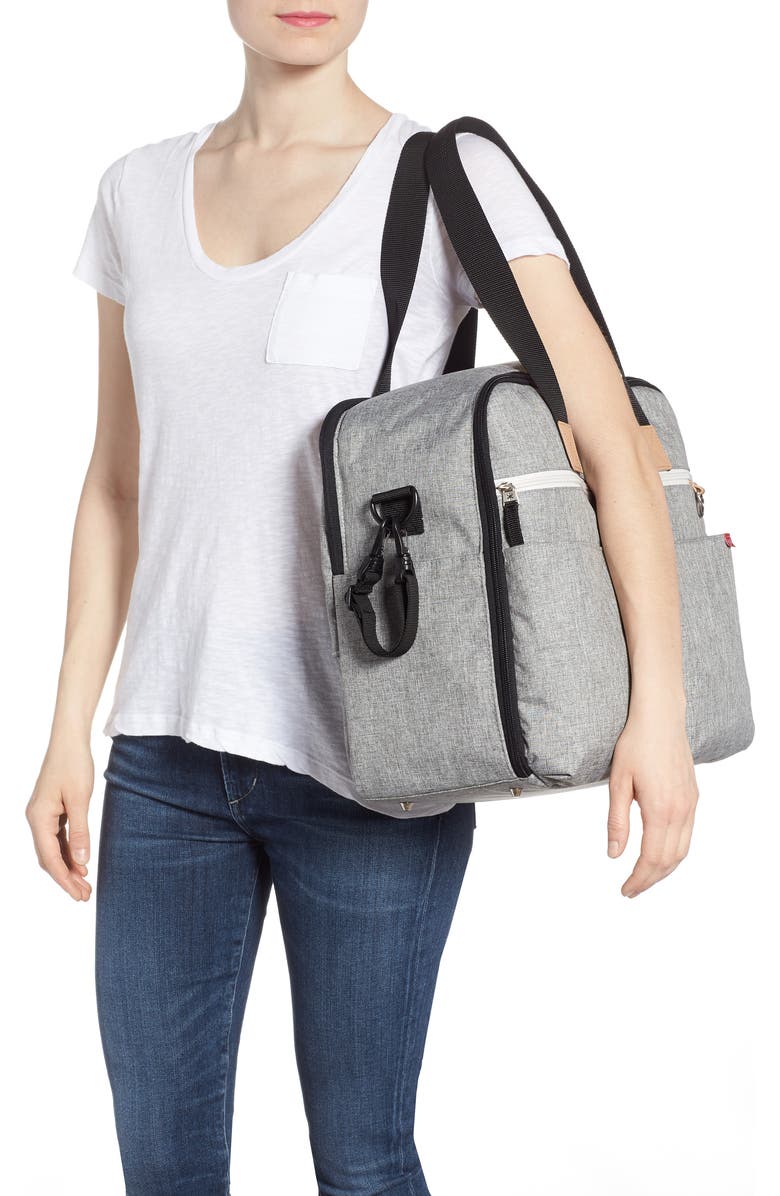 Skip Hop Duo Weekend Diaper Bag, Alternate, color, Grey