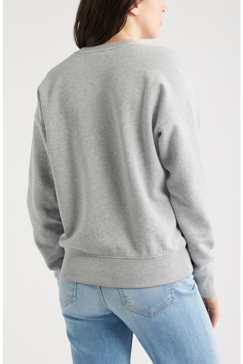 Merci Graphic Sweatshirt, Alternate, color, GREY HEATHER