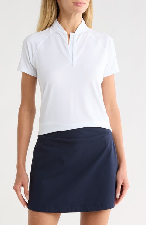 Quinn Half Zip Knit Polo