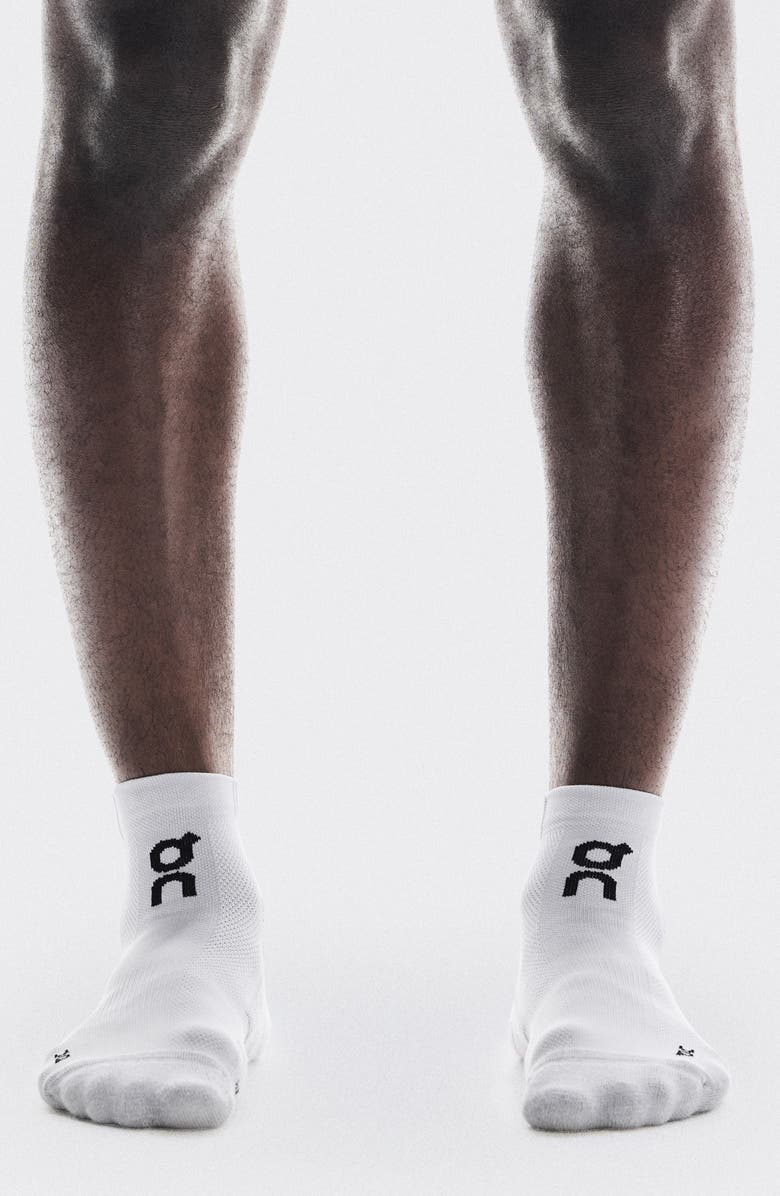 On Core Mid 2-Pack Run Socks, Alternate, color, Glacier