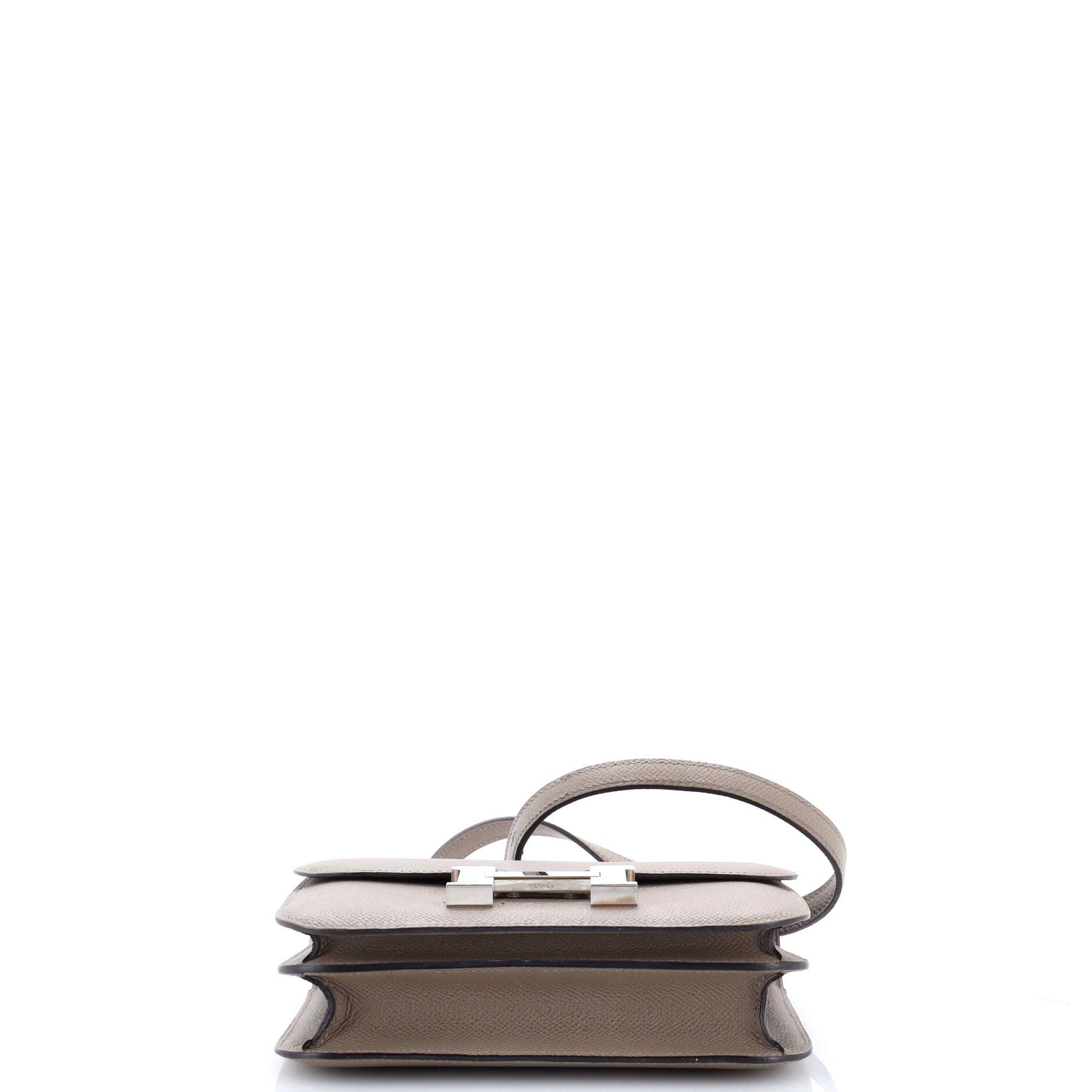 Pre-Owned Hermes Constance Bag Epsom 18, Alternate, color, Gris Asphalte