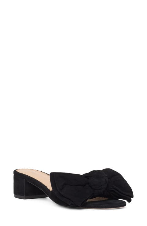 Faith Suede Slide Sandal (Women)