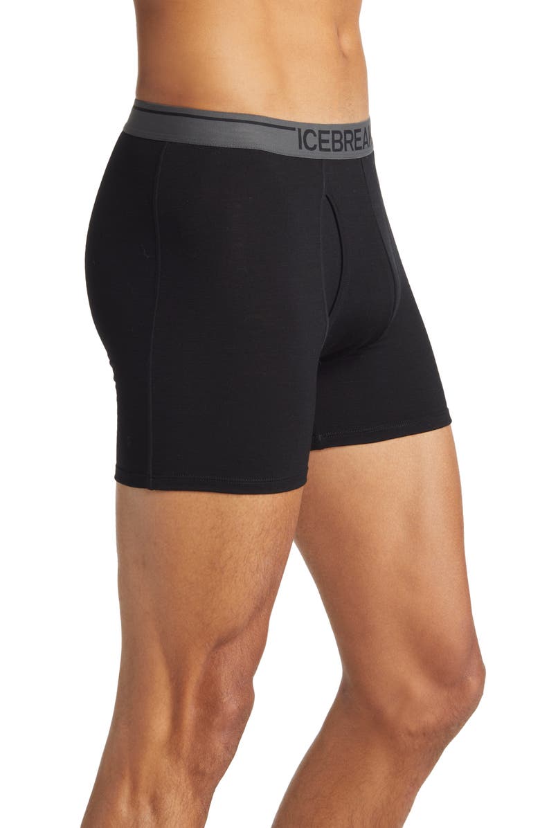 Icebreaker Anatomica Merino Wool Blend Boxer Briefs, Alternate, color, 