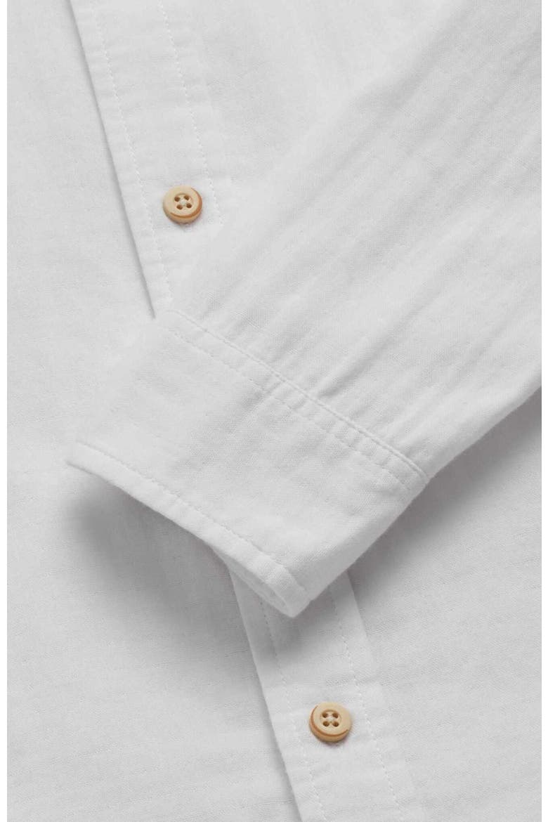 Zhu Double Gauze Shirt, Alternate, color, White