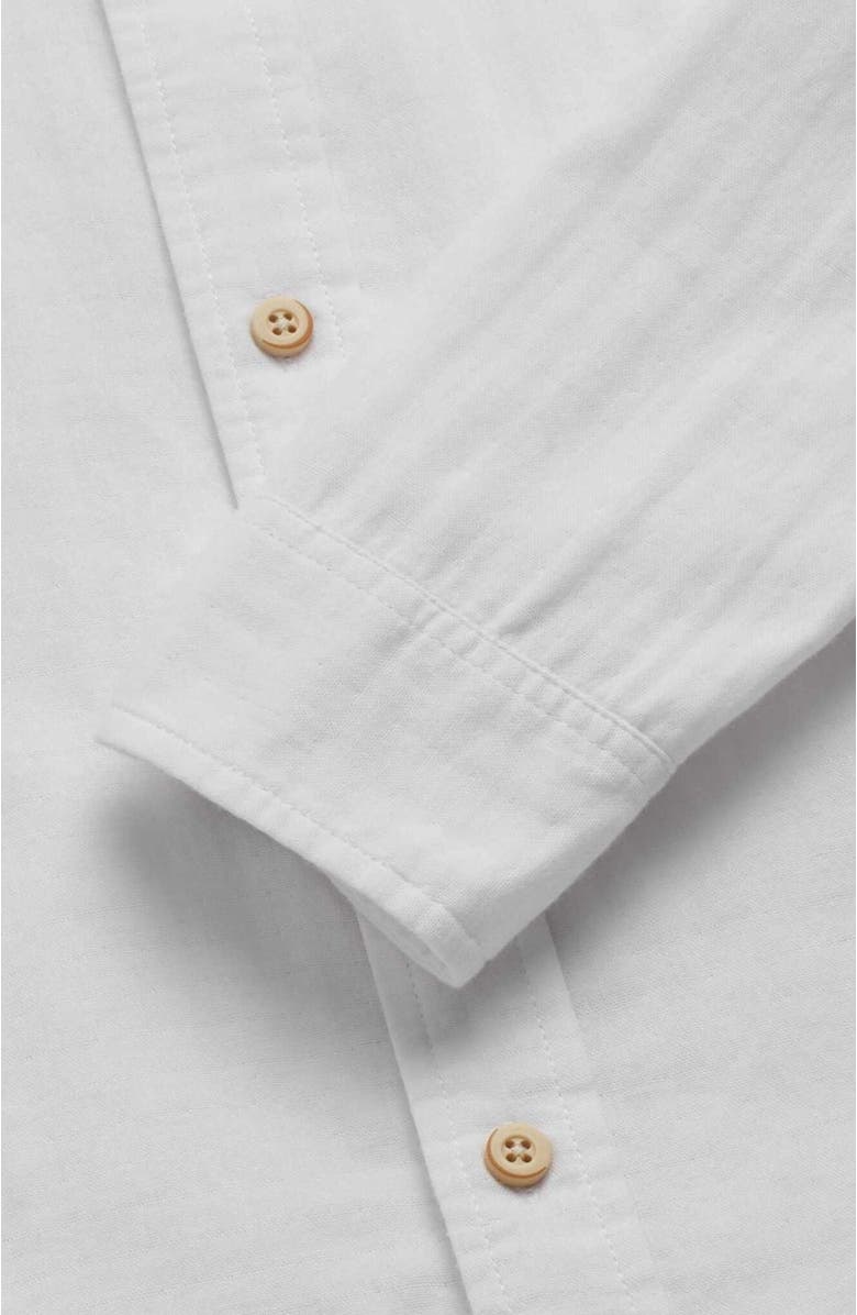 Surfside Supply Co. Zhu Double Gauze Shirt, Alternate, color, White