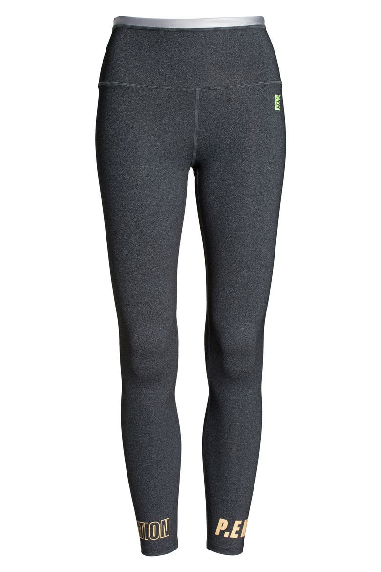 Reaction High Waist 7/8 Leggings, Alternate, color, CHARCOAL