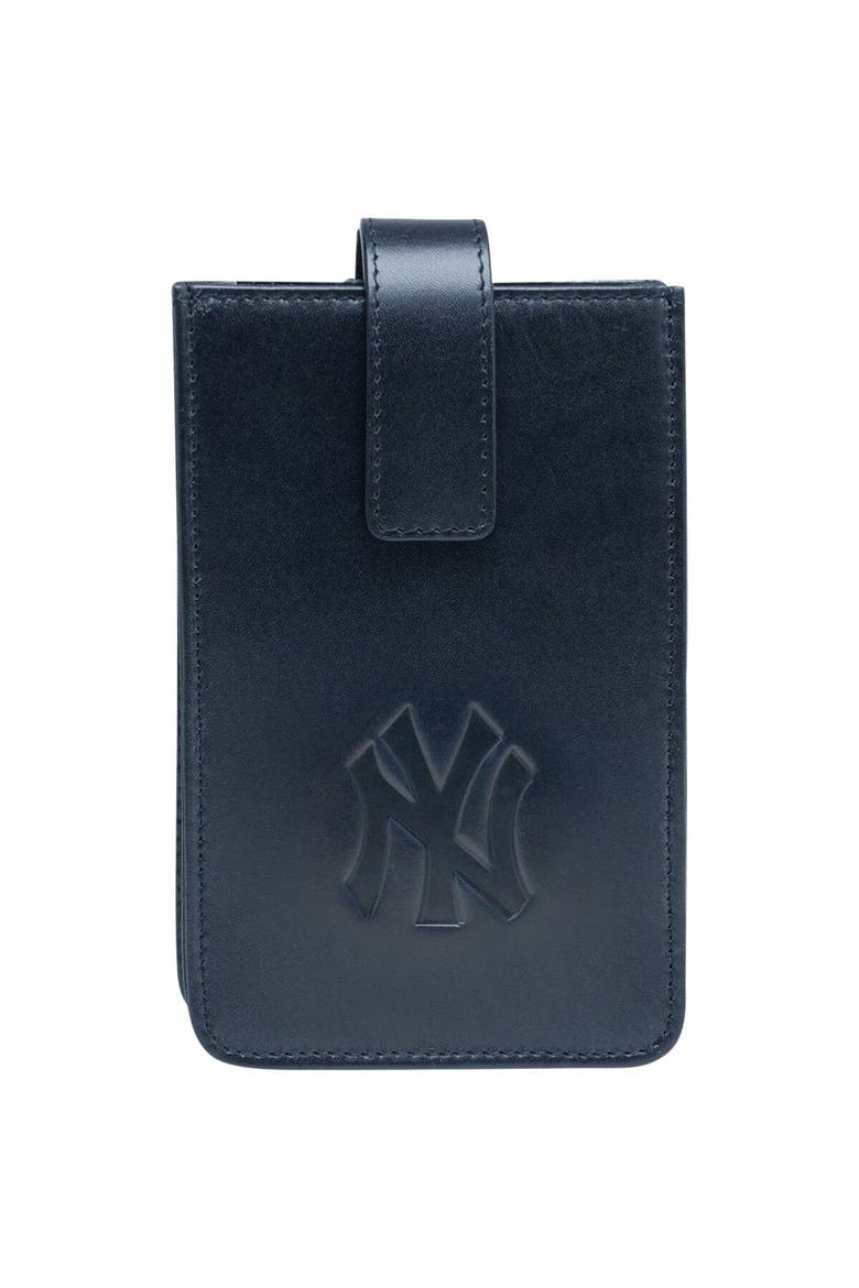 New York Yankees Ronnie Cell Phone Crossbody Purse, Main, color, Navy