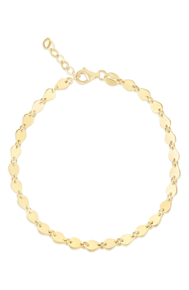 Ember Fine Jewelry 14K Gold Thick Mirror Bracelet, Main, color,