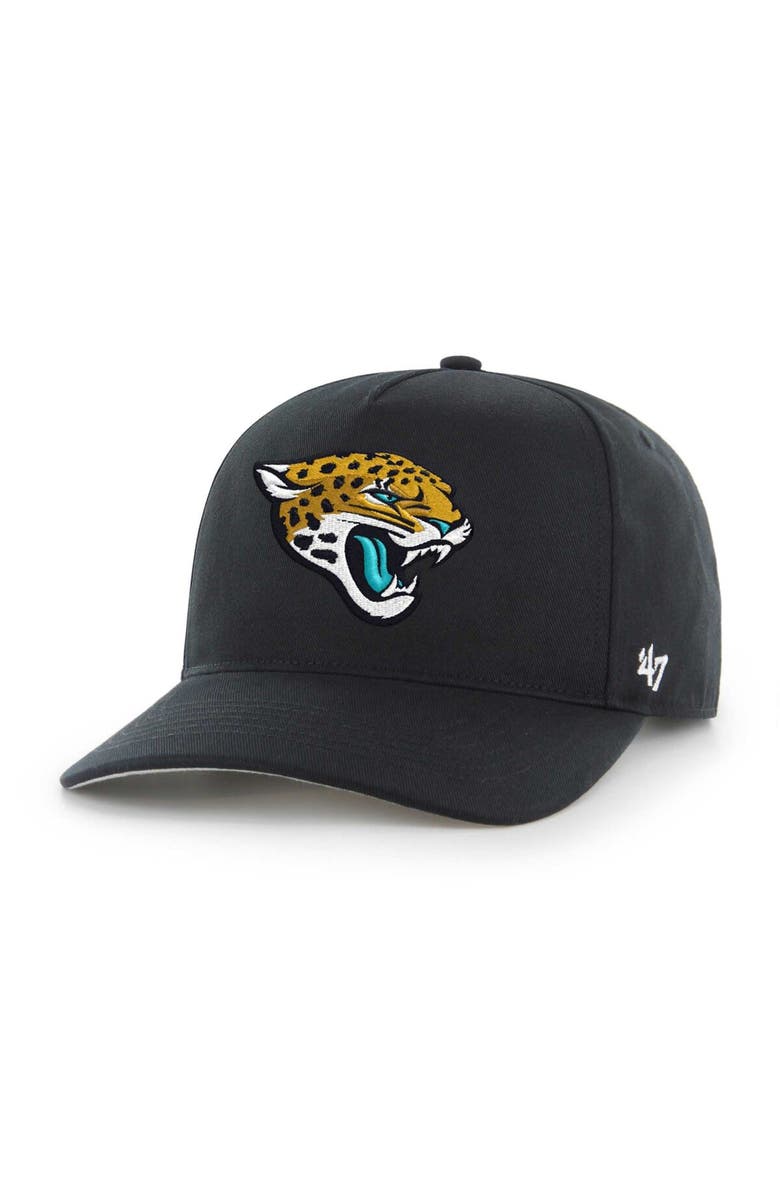 '47 Men's '47 Black Jacksonville Jaguars Hitch Adjustable Hat, Main, color, Black