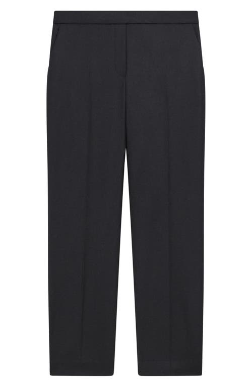 Theory Sleek Flannel Treeca Pull-on Pants In Black