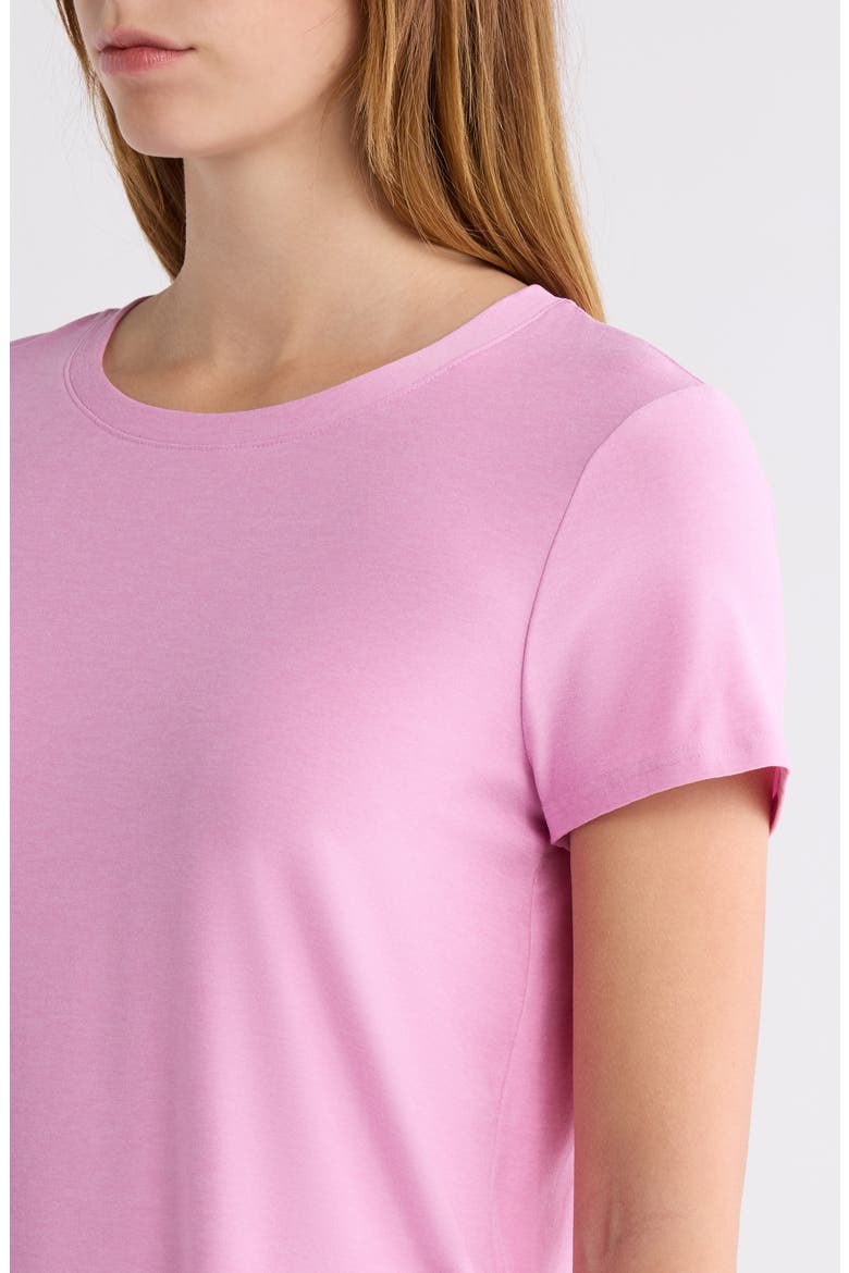 On the Down Low T-Shirt, Alternate, color, PINK HAZE HEATHER