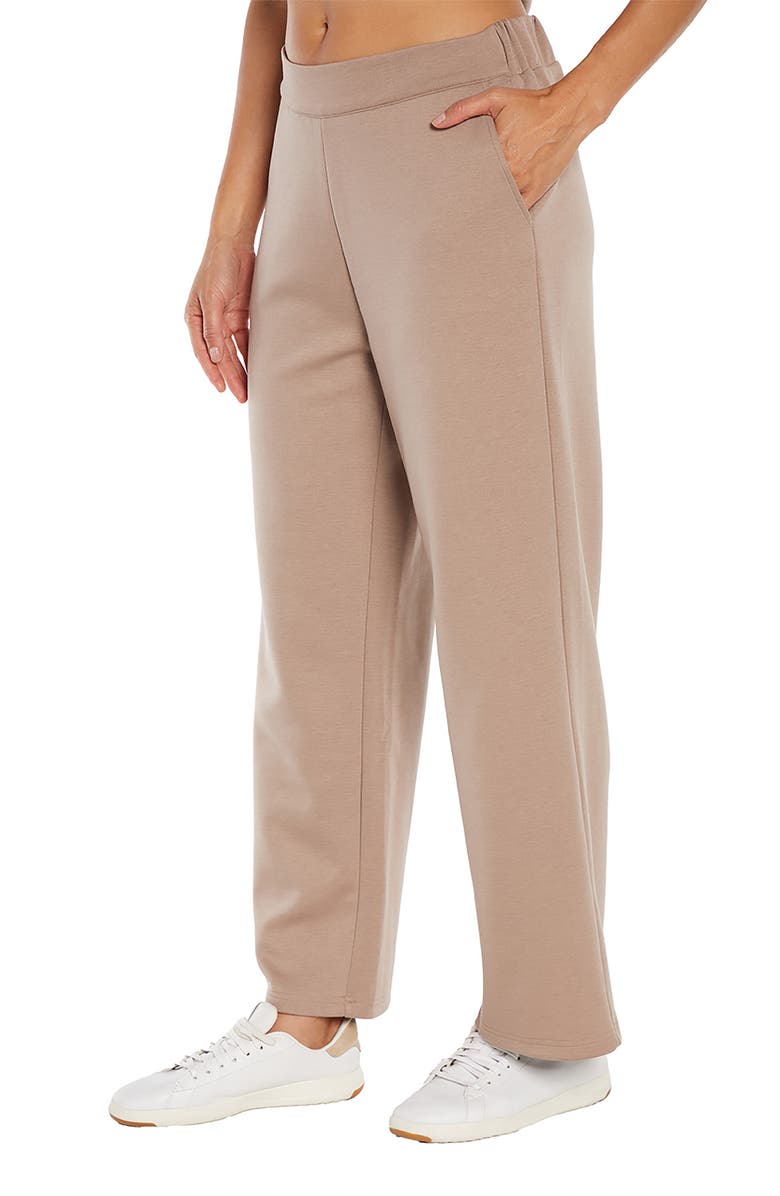 Three Dots Aria Scuba Knit Bootcut Pants, Alternate, color, 