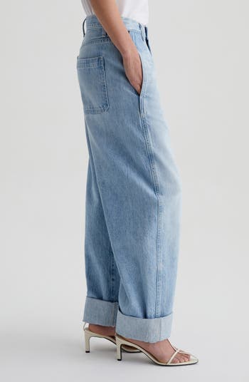 Mercer Cuffed Barrel Jeans